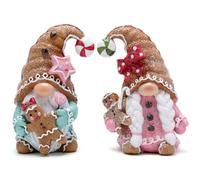Hodao Lot de 2 décorations de Noël au design unique et décoration de Noël spéciale (multicolore)