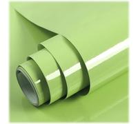Hode Papier Adhesif pour Meuble Vert Brillant 40X300cm, Papier Peint Adhesif, Imperméable Vinyle Autocollants Meubles Cuisine Murs Tables Salles de bain Armoires Comptoirs