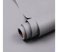 Hode Rouleau de film vinyle autocollant pour meubles - 60 cm x 300 cm - Gris