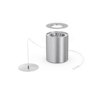 höfats - BIOETHANOL-Burner Spin 900 avec Eco-Ring - remplace la Boîte de Gel Combustible Spin 90 - Permet d'utiliser du bioéthanol Liquide - Durée de Combustion Plus Longue et Flamme Plus Claire