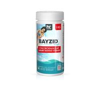 Höfer Chemie 1 x 1 kg Granulé de Chlore Choc pour Piscine - Hautement Efficace, Rapidement Soluble, Désinfection Ultra-Rapide pour Une Eau Propre et Hygiénique