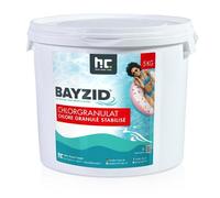 Granulés de Chlore Choc Stabilisé BAYZID® en Seau de 5 KG pour Piscines