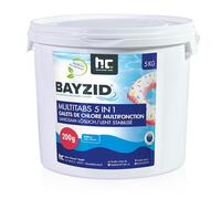 Galets de Chlore Multifonction 5en1 Bayzid® 5 Kg - Traitement Efficace pour Piscines