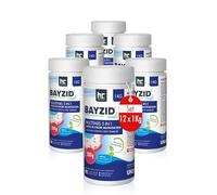 Höfer Chemie 12 x 1 kg Galets de Chlore (200 g) Multifonction 5 en 1 | Chlore Multifonction 5 en 1 : Désinfection, pH Régulé, Anti-Algues, Anti-Calcaire, Floculant - Fabriqué en Europe