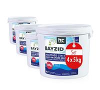 Galets de Chlore Multifonction 5en1 Bayzid® - 5 Kg de Pastilles de 200g pour Piscines