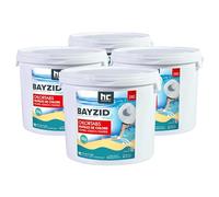 Höfer Chemie 4 x 5 kg Pastilles de Chlore pour Piscine 20 g - Efficace | Hautement Efficaces, Rapidement Solubles avec une Teneur en Chlore Actif de 56%, pH Neutre, sans Calcaire, Désinfection