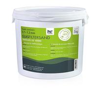 Höfer Chemie 5 kg de Granulés de Verre pour Systèmes de Filtration à Sable | Granulométrie 0,7-1,3 mm pour Piscines - Durée de Vie Prolongée - Moins de Contre-Lavages - Écologique et Recyclé