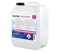 Höfer Chemie 5 L Poolclear - Élimination Rapide de la Turbidité pour Piscines avec Cartouches et Boules Filtrantes