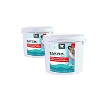 Granulés de Chlore Choc Stabilisé BAYZID® - Seau de 5 KG x 2 pour Piscine