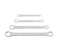 HÖGERT Clé mixte Torx HT1W590 - Argent - E6XE8, E10XE12, E14XE18, E20XE24
