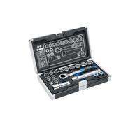 Högert Coffret de clés à cliquet HT1R478 ouille 18 pces Rallonge