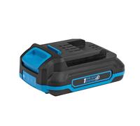HÖGERT TECHNIK Batterie 2,0 Ah 18 V, légère et compacte, Technologie Lithium-ION, Protection Contre la surchauffe et Les Courts-Circuits, indicateur de Charge, pour Tous Les Outils électriques 18 V