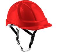 HÖGERT TECHNIK - Casque de Protection, Casque de Chantier en ABS, en 397, système de crémaillère, Ventilation, mentonnière, Casque de Travail pour Chantier et Industrie, Casque de sécurité réglable