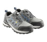 Högert Technik, Fulde Sicherheitsschuhe Lace System S3s SR Fo ESD Grau/Blau 40 Chaussures de sécurité, Gris/Bleu