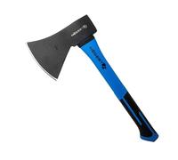 HÖGERT TECHNIK Hache Universelle 1000 g avec Manche en Fibre de Verre, pour fendre et Couper, Lame trempée 47-55 HRC, Manche Ergonomique antidérapant, DIN 5131