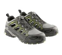 Högert Technik Homme Ht5k580-42 Sandales de sécurité, Noir/Vert, 42 EU