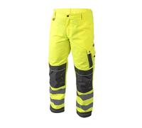 Högert Technik Homme Werse Pantalon D'utilité Professionnelle, Jaune, XXL EU