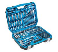 Jeu d'outils universel à cliquet 1/4 3/8 1/2 222pcs HT1R444 GTV