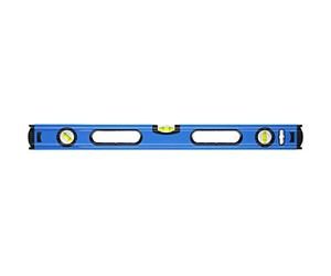 Högert Technik - Niveau à bulle 200 cm, dispose de 3 fioles : 0 ° / 45 ° / 90 °, niveau à bulle en aluminium, embouts amortissants, taille : 200 × 5,65 × 2,1 cm, HT4M020