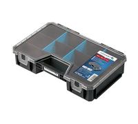 Högert Technik - Organisateur avec Compartiments HT7G510, Boite à Outils, Outils Bricolage, Couvercle en Polycarbonate, Séparateurs Ajustables, Boîte à Outils, Structure Modulaire