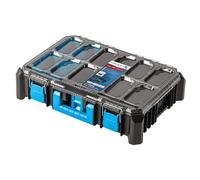 Högert Technik - Organizer of Valise Haute HTM HT7G508, Mallette à outils, Boîte à outils, 5 compartiments fonctionnels, protection contre l'humidité, structure modulaire