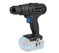 HÖGERT TECHNIK Perceuse-visseuse sans fil 18V, couple 50 Nm, mandrin Auto-Lock 13 mm, 21+1 réglages de couple, 2 vitesses, éclairage LED, engrenage métallique, sans batterie