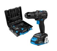 HÖGERT TECHNIK Perceuse visseuse sans fil brushless 18V 40 Nm, perceuse compacte sans percussion avec 2 batteries 2 Ah et chargeur 4A pour atelier montage travaux