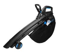 HÖGERT TECHNIK - Souffleur-aspirateur sans Fil 2x18V brushless, souffleur de Jardin avec Fonction d'aspiration, Vitesse Variable, Sac de ramassage 45 L, pour Le Jardin, sans Batterie
