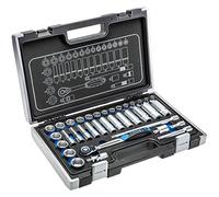 Högert Jeu d'outils HT1R465 3/8" 36 pièces cliquet et douilles