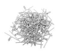 Hoement 100 Pièces Attache Métallique Robuste pour Réparation de Cadre de Chaise de Rechange pour Meubles et Canapé Facile à Installer