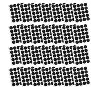 Hoement 100pièces Pastilles Adhésives Autocollantes Crochet et Boucle Bandes de Montage Double Face pour Fixation sans Perçage Adaptées pour Maison Bureau Rideaux et Tapis