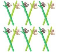 Hoement 12 Pièces Stylo Gel Portable pour Usage Quotidien, Plastique | Petit et Léger, Prise en Main Confortable, Finition Soignée, Détails Fins, Facile à Ranger, pour Bureau