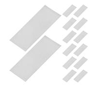 Hoement 15 Pièces Feuilles D'anode en Zinc Argenté pour Fabrication de Piles à Fruits et Galvanoplastie, Matériau Réutilisable pour Démonstrations Éducatives
