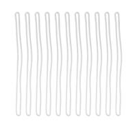 Hoement 200 Cordons Porte-badge en Pvc Souple et Transparent, Étiquettes à Bagage Confortables à Porter, Résistants et Non Déformables pour Voyage et Bureau