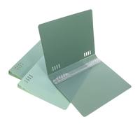 Hoement 3 Pièces Étui à Classeur B5 en Pp Antidérapant Facile à Nettoyer, Enveloppe de Reliure pour Cahier Créatif et Croquis, Protège-cahiers Multi-usages