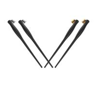 Hoement 4 Pièces Porte-stylo à Insertion Oblique en Résine Noire Prise Confortable et Flux D'encre Contrôlé pour Calligraphie Artistique Usage Personnel et Ateliers Créatifs