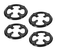 Hoement 4 Pièces Support de Cafetière Rond pour Cuisinière à Gaz Lot de Supports Compatibles avec Brûleur de Cafetière Accessoires