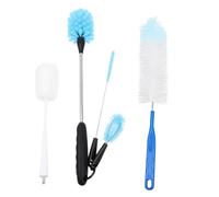 Hoement 4pièces Brosse De Nettoyage Pour Tasses Et Bouteilles Poignée Longue Et Tête Douce Pour Nettoyage Et Précis Des Contenants à Boisson Pour Usage Domestique