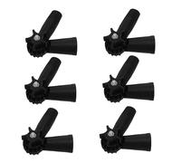 Hoement 6 Pièces Accessoire Tête Filetée Allemande et avec de Manche de Balai Articulé pour Nettoyage de Vitres Dépoussiérage