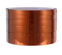 Hoement 6 Rouleaux Ruban Isolant Électrique en Polyimide Résistant à Haute Température 0,3-2mm Largeur, Barrière D'isolation Thermique, Compatible pour Circuits et Transfert Thermique