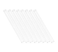 Hoement 8 Pièces Tubes Porte-Parfum Transparents en PVC | Tube de Parfum Chic, Usage Thé et Parfum, Effet Visuel, Vitrine Acrylique Transparente
