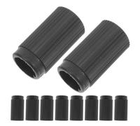 Hoement Accessoires pour Manche à Balai en Plastique et Tête Filetée 10pcs Manchon Rayé, Anneau de Verrouillage Interne Compatible Tiges 19/22mm Usage Commercial et Bureau