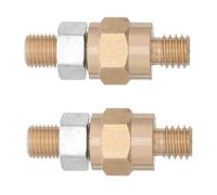 Hoement Adaptateur de Borne de Batterie Latérale 3/8mm en Laiton Boulon, 2 Pièces, Haute Conductivité et Installation Facile pour Extension de Pièces Auto