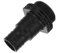 Hoement Adaptateur pour Pompe de Piscine 32/38mm en Abs Noir, Raccord pour Tuyau de Filtration Compatible Piscines Hors Sol, Entretien Amélioré et Connexion Polyvalente