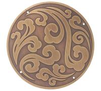 Hoement Applique décorative en Laiton 11 cm, Ornement sculpté Vintage, décoration pour Meubles et armoires, adaptée décoration Murale et Organisation de Bureau