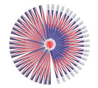 Hoement avec Drapeau Britannique Union Jack en Bois Lot de 36 Crayons Design Ergonomique et Style Festif Usage Scolaire et Décoratif pour Élèves et Bureaux