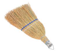 Hoement Balai Paille Robuste Fait Main, Balai de Travail Extérieur Polyvalent pour Nettoyage de Jardins et Patios Construction Solide