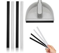 Hoement Bande de Remplacement en Caoutchouc 4 Pièces Accessoire de Pelle à Poussière avec Joint d'étanchéité Souple pour Environnement de Nettoyage Professionnel