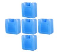 Hoement Blocs Réfrigérants Carrés Réutilisables pour Ventilateur d’Air, Lot de 5, Étanches en Plastique, Bloc Réfrigérant, pour Refroidisseur d’Air Portable et Activités de Plein Air