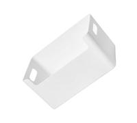 Hoement Boîte de Rangement de Table Blanche en Ps Multifonctionnelle pour Stocker Snacks et Jouets, Cuisine, Salle de Bain ou Bureau